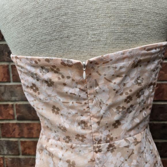 J CREW Dress Cottagecore Floral Print VTG Y2K Coquette Size 8, - Picture 8 of 15